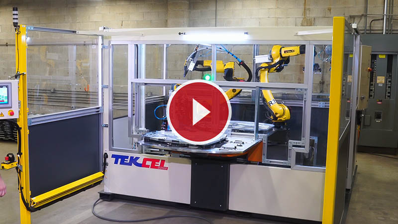 Robotic MIG Welding Cell with FANUC Robots