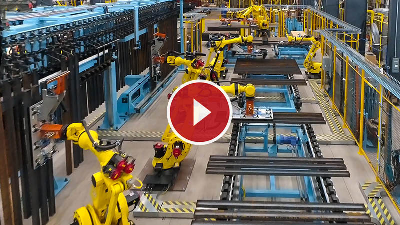 Robotic MIG Welding Cell with FANUC Robots