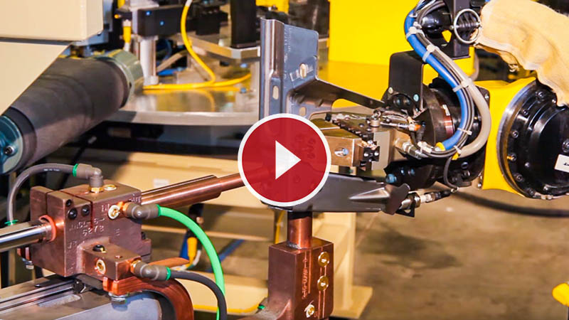 Robotic MIG Welding Cell with FANUC Robots