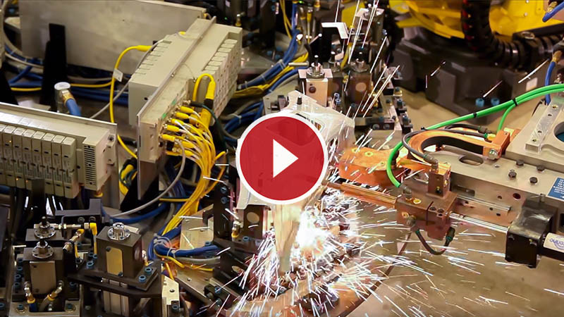 Robotic MIG Welding Cell with FANUC Robots