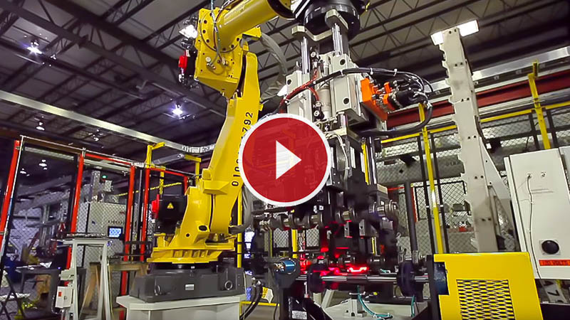 Robotic MIG Welding Cell with FANUC Robots